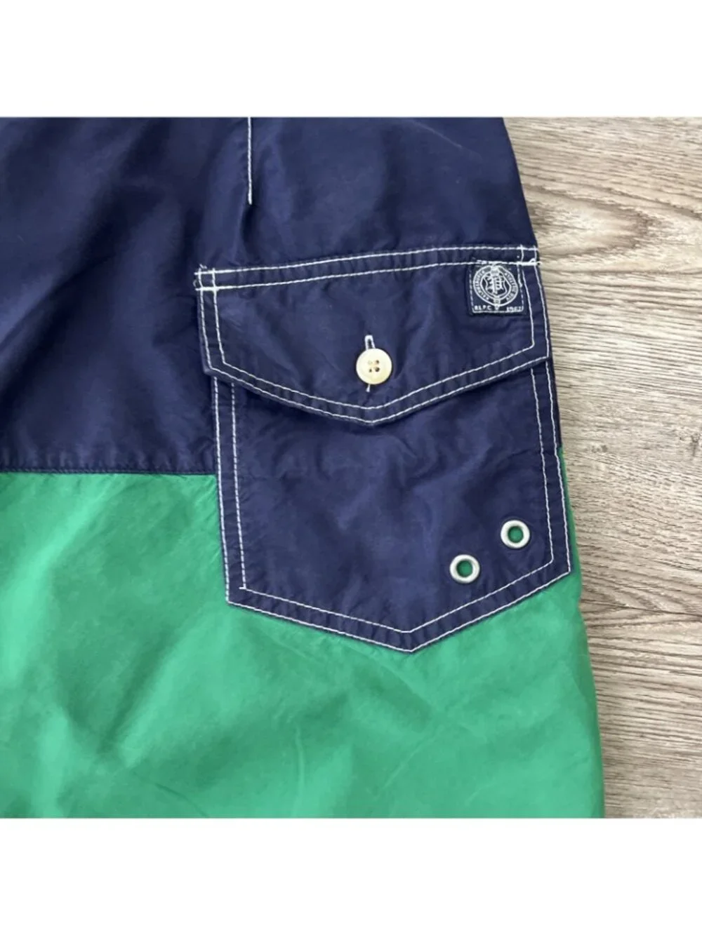 Polo Ralph Lauren Crest Colorblock Board Short Mens 40 Mesh Lined 6